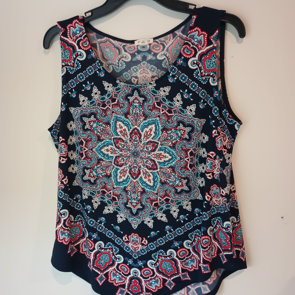 Westport Multicolor Paisley Tank Top
